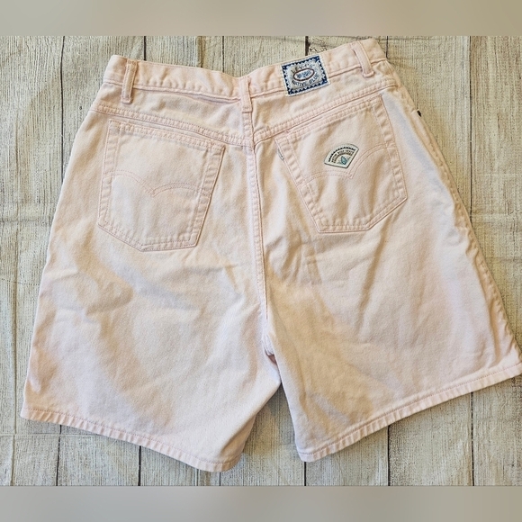Levi's Pants - Vintage 80's Levi's Native Pale Pink Hi-Rise Denim Jean Shorts 8 Inch Rare Find!